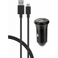USB-A 3A Fast Charge AutoladegeräT + USB-A / USB-C Kabel