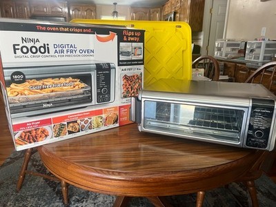 Ninja Foodi Digital Air Fry Oven 1800W Multi-function Stainless Steel Toaster 