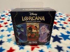 Disney Lorcana The First Chapter Illumineer's Trove SEALED Pre-errata 053023CMX2