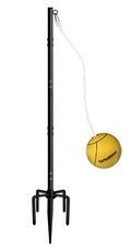 Tetherball Set with Rope for Outdoor Backyard, Adjustable Tether Ball Pole wi...