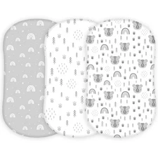 TansyPanda Bassinet Sheets for Halo Bassinest Swivel, Flex, Glide, Premiere a...
