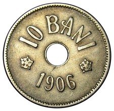 Romania 10 bani coin 1906 KM#32