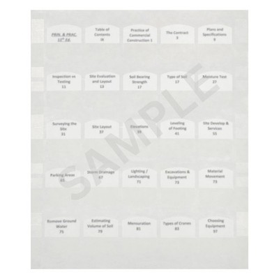 Preprinted Tabs - NASCLA Accredited Examination - West Virginia Commercial