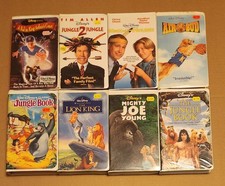 Lot Of 8 Disney Children's VHS Tapes /Movies The Lion King  More.