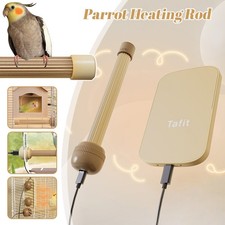 Parrot Heating Rod Constant Temperature Nighttime Winter Bird Perch Warmer .