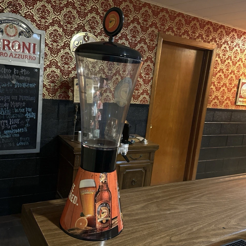 Shock Top Beer Super Tube-Conic Super Tube-Beer Dispenser-128 oz.-large Unopened - Image 2 of 4