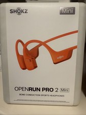 New Shokz OpenRun Pro 2 Mini Bone Conduction Sports Bluetooth Headphones Orange
