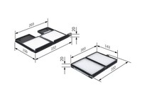 NEU - Bosch 1987432159 Filter, Innenraumluft FüR Toyota