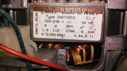 Umwälzpumpe Motor type 20673053 512014601 passend für EBD GS 9820-1 INOX Sole - Bild 3 von 6