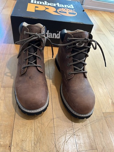 Timberland PRO Gritstone 6" Steel Safety Toe Leather Boots Men's Size 9.5M - NIB - Picture 7 of 19