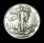 1942 Walking Liberty Half Dollar 50 Cents High Grade