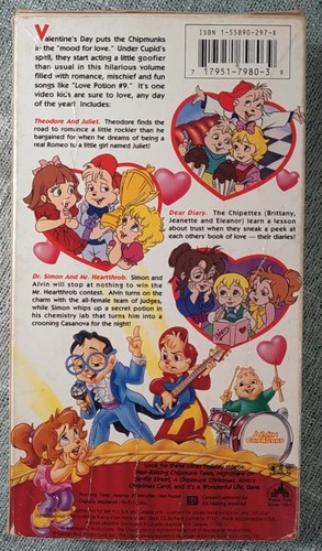 5 ALVIN & THE CHIPMUNKS VHS Love Potion 9, TRICK, Sing-Alongs BACK FUTURE Shrunk - Picture 11 of 19