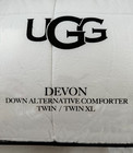 UGG Devon Basic White Twin / Twin XL Comforter NIP