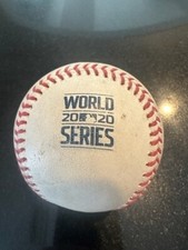 2020 World Series Game 6 used baseball - 2 outs!!  Dodgers v. Rays-MLB Auth