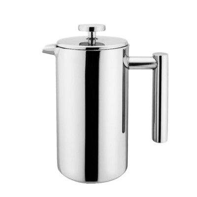 New Small Stainless Steel French Press 12oz Coffee Plunger Pot