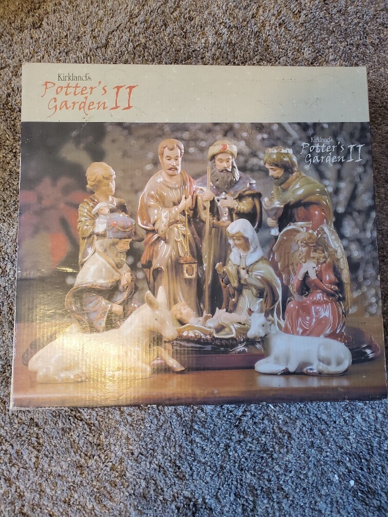 Kirkland's Nativity Potter's Garden II eBay