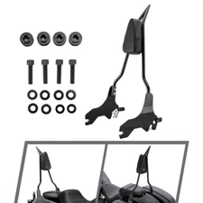 MOFUN 25.5" Height Passenger Backrest Sissy Bar Docking For Harley FXLRST 22-25