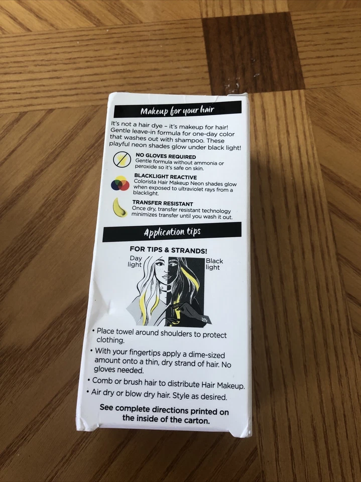 Maquiagem de cabelo L'Oreal Paris colorista para loiras branqueadas e claras amarelo neon 150 - Imagem 3 de 3