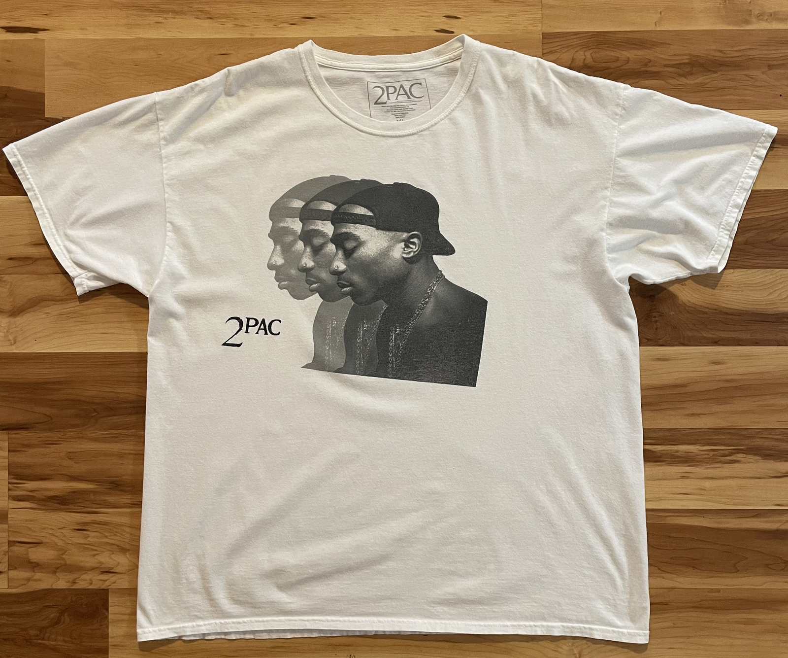 FILA Tupac Shakur 2Pac In Our Memory Shirt XL Death Row Records California Hip Hop