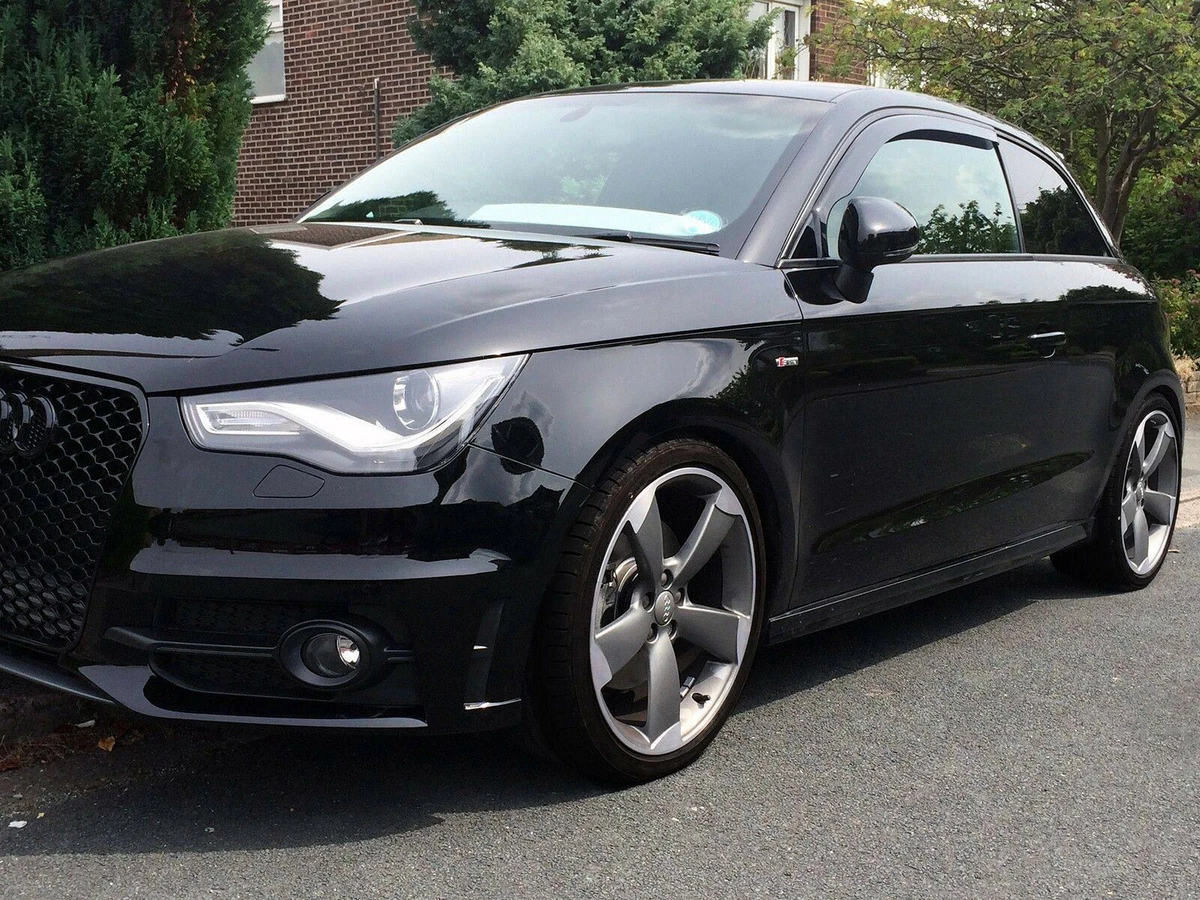 Heko Wind Deflectors Front Tinted 2pc Set for Audi A1 Hatchback 2010 18 3 Door