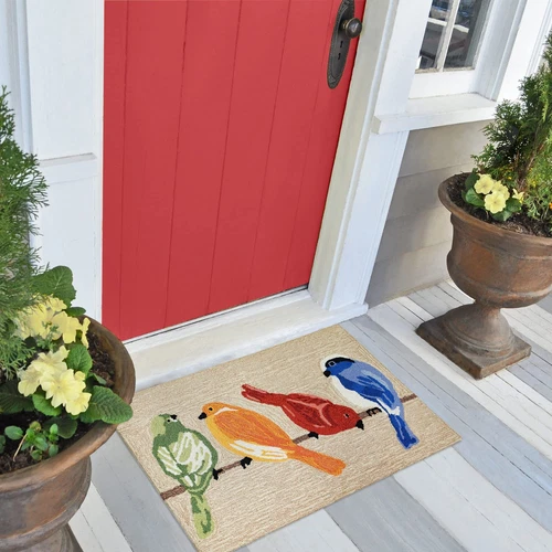 Liora Manne?Frontporch?Indoor Outdoor ug - Novelty Design Hand Hooked Weather - Picture 2 of 5
