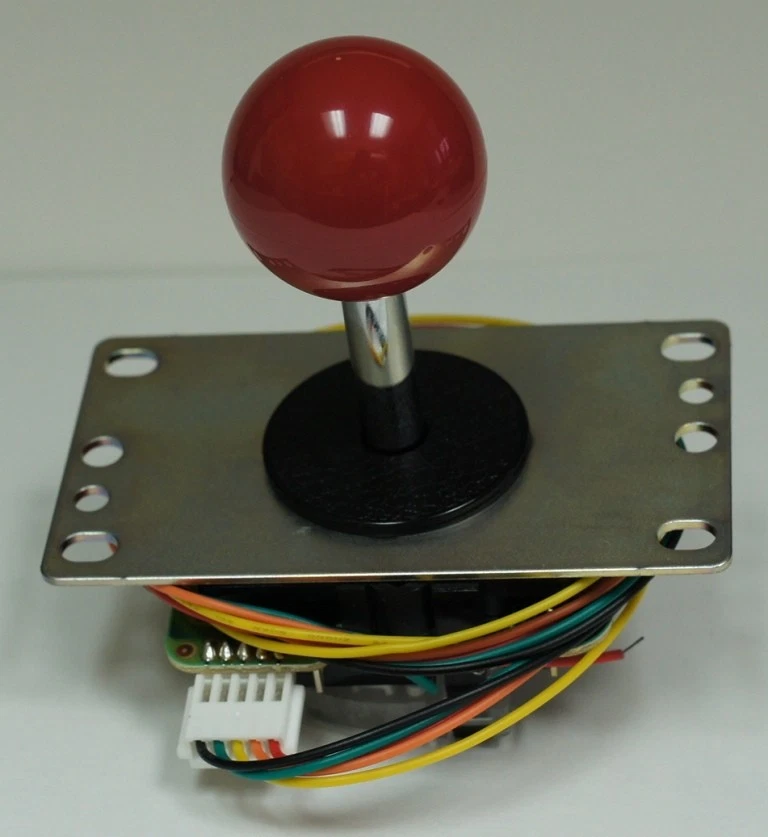 8 pcs Sanwa Genuine Buttons Red and Joystick OBSF-30 Video Game Arcade Parts - Image 2 of 4