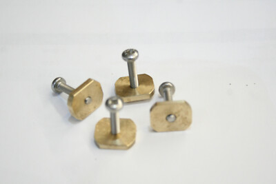 4 X FIN BOLT AND PLATE WINDSURFING US BOX LONGBOARD SURFBOARD SUP BOARD 