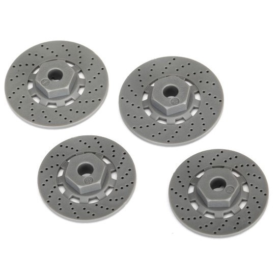 Traxxas 8356 4-Tec 2.0 Hex Wheel Hubs w/Disk Brake Rotors for Ford