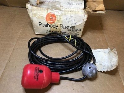 Peabody Barnes Pumps Mercury Level Float Switch 73614 Ebay