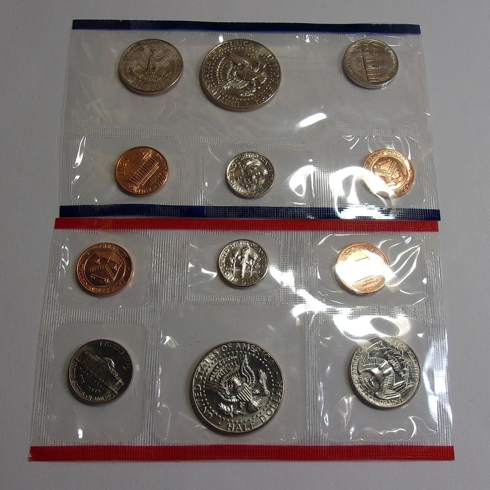 1987 Mint Set with both P &D Minted Coins in O.G.P. and C.O.A. "10 Coin Set" - Image 3 of 4