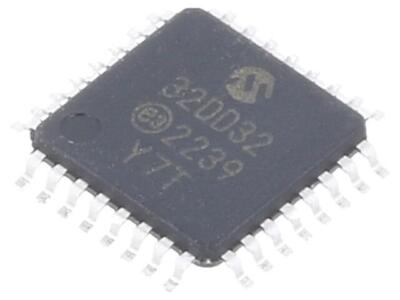 AVR32DD32-I/PT IC: AVR Mikrocontroller EEPROM: 256B Static RAM: 4kB Flash: 32kB