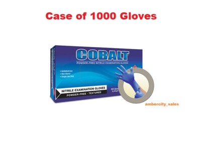 Microflex Cobalt Blue Nitrile Exam Gloves N19 (Case of 1000)