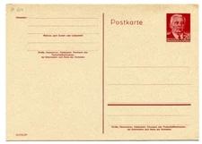 Stationery AG28 Germany DDR Postal card mint P-69