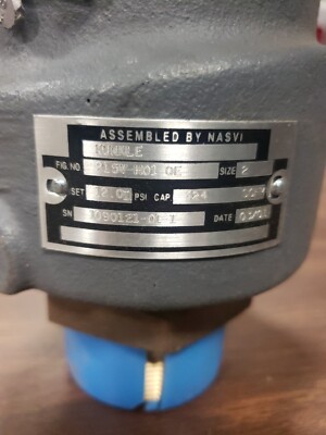 KUNKLE 215V-H01-QE 2'' SAFETY RELIEF VALVE SET POINT 6 HG NEW