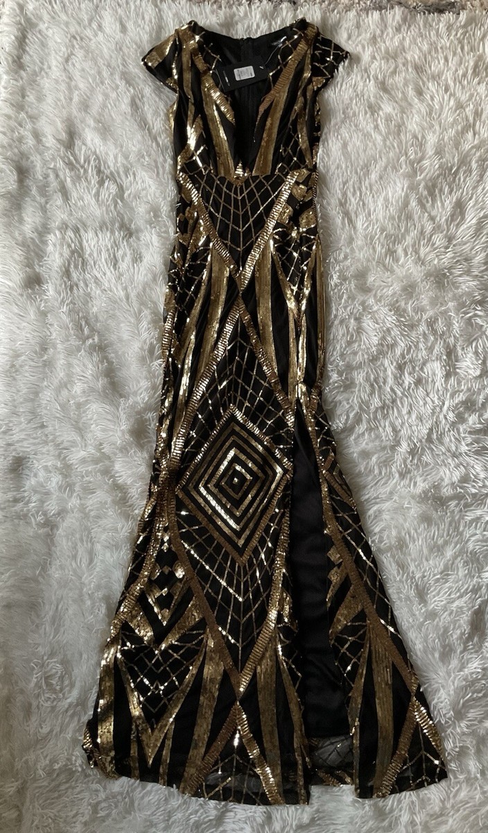 fashion nova black prom dress Size S Pay With:$30.00 (Silkroll Fee: $0.75) Jewel Velvet Gown Dress use:Work white dress black bow