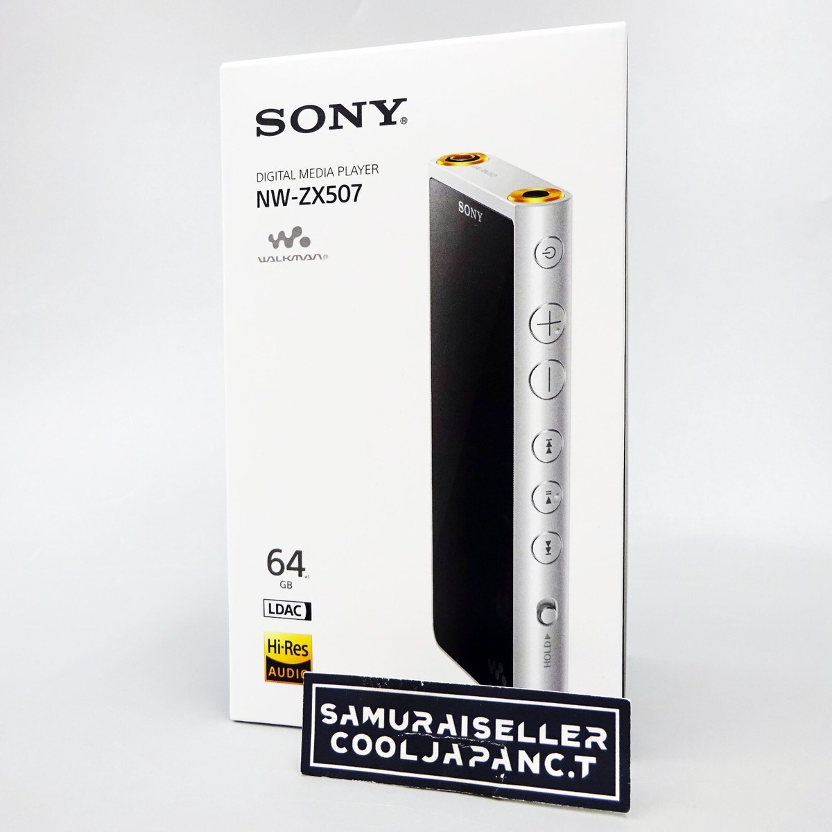 Sony Walkman 64GB Hi-Res ZX Series Audio Player NW-ZX507 Silver 