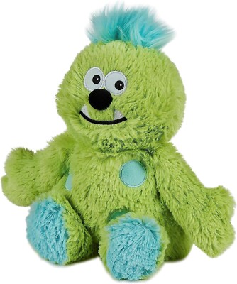 Warmies Microwavable heatable green monster Soft Scented plush toy Intelex new