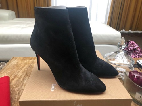 eloise leather red sole booties