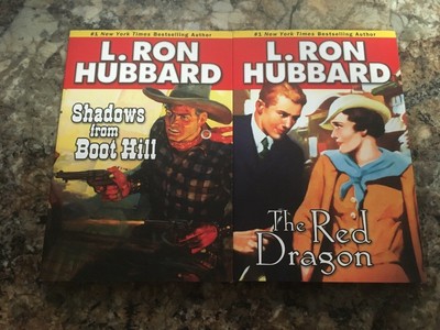 The Red Dragon And Shadows From Boot Hill Lot Of 2 by L. Ron Hubbard...
