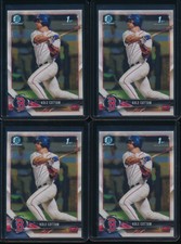 Lot of (4) KOLE COTTAM 1st 2018 Bowman Chrome Draft Red Sox Rookie Card RC