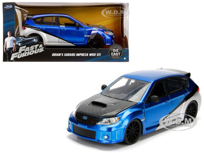 BRIAN'S SUBARU IMPREZA WRX STI FAST & FURIOUS 1/24 DIECAST MODEL