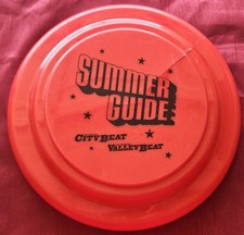 Los Angeles California LA CityBeat Weekly Newspaper Summer Guide Promo Frisbee📰