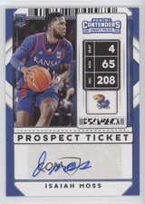 2020-21 Panini Contenders Draft Picks Prospect Ticket Isaiah Moss #86 Auto 0c2