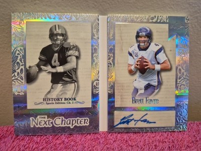 2025 Leaf History Book Brett Favre Auto 1/1 The Next Chapter Autograph Vikings 