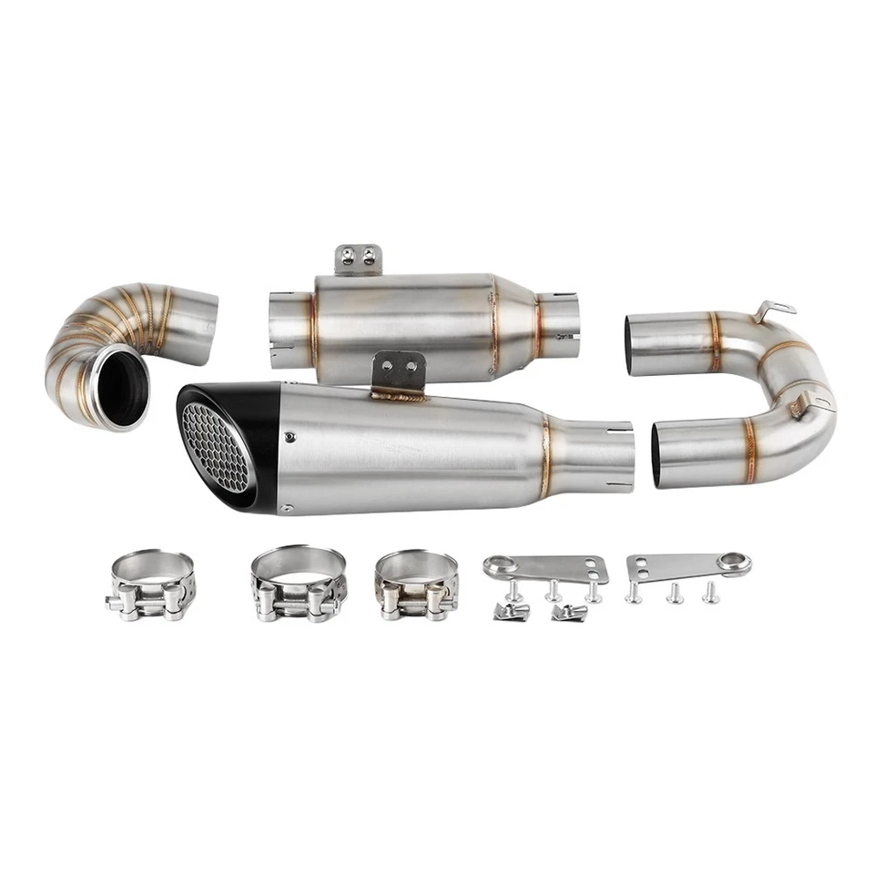 Tubo de escape de enlace medio con tubo silenciador para Ducati StreetFighter V2 2022-2024 Foto 2 de 4