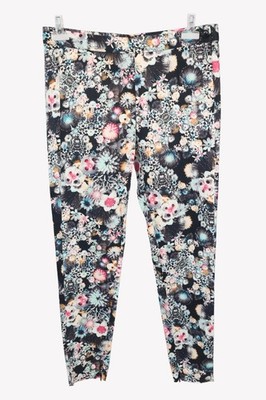 French Connection Damen Hose Gr. 36 (UK 10) Mehrfarbig Stoffhose Pants