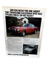 Vintage 1978 Volvo Print Ad High Mileage 774000 Miles Car Ad