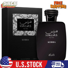 Hawas Kobra is a Oriental Woody fragrance for men,100ml/3.4oz.