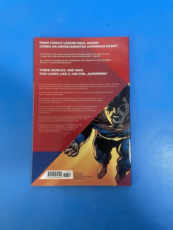 DC COMICS SUPERMAN THE COMING OF SUPERMAN PAPERBACK NEAL ADAMS FN 2017 - Image 3 of 3