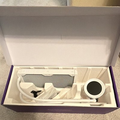NZXT Kraken 240mm RGB White Liquid CPU Cooler (NO BOX OR FANS INCLUDED)